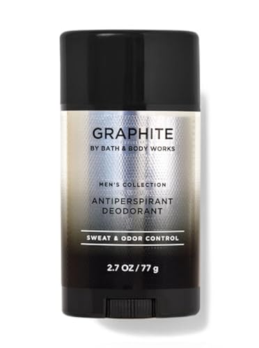 Bath & Body Works Antiperspirant Deodorant With 24-hour Sweat and Odor Protection For Men 2.7 Ounce (Graphite)