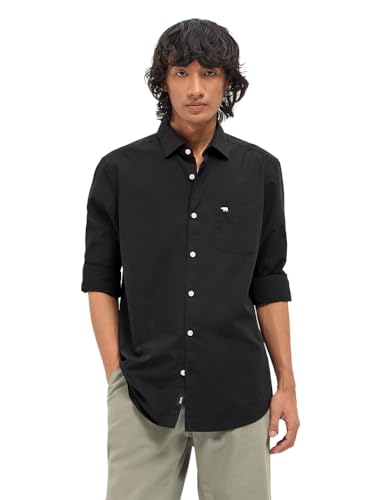 Image of THE Bear House Men's Checked Slim Fit Shirt