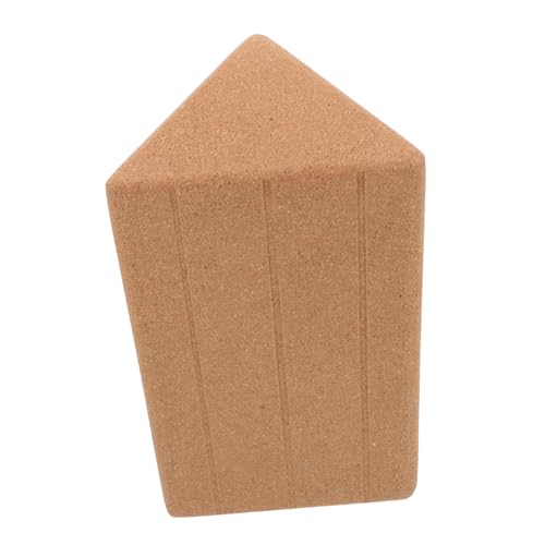 TOYANDONA Yoga Training Cork Block Non Slip Yoga Brick for Dancers High Density Support Stable Compression Resistance for Flexibility and Relaxation for Home Workouts