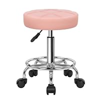 KKTONER – KKTONER Rollhocker Arbeitshocker höhenverstellbar aus PU-Led