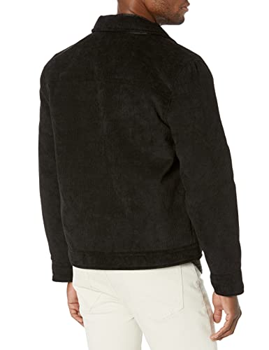 Image of KARL LAGERFELD Men's Faux Shearling Lined Trucker Jacket