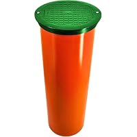 KG Steigrohr DN315 / 1 M – PVC-Abwasserrohr, Oranges Schachtrohr Für Kontroll- Und Sickerschächte (ohne Muffe