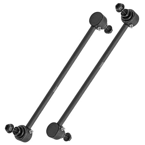 Image of Detroit Axle - 10pc Front End Control Arms Kit for 2010-2013 Mazda 3 Sport, 2 Lower Control Arms with Ball Joints Assembly 2 Sway Bar Links 4 Inner Outer Tie Rods 2 Boots 2011 2012 Replacement