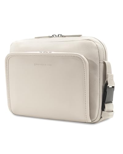 Kapten & Son Lulea Crossbody Bag Sandstone 1,35 L | Bauchtasche Damen & Herren | Handtasche Beige | Umhängetasche klein | ideal für Reisen, Alltag, City