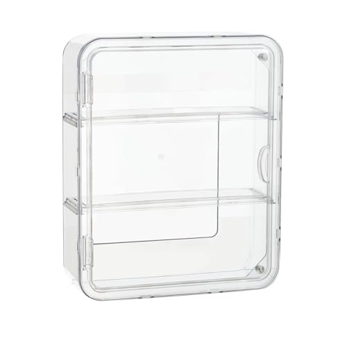 Image of BOHOIDEE 3 Tiers Clear Display Case for Figures(1,Medium)