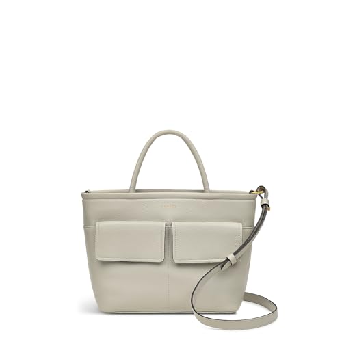 RADLEY London ブロンプトン クレセント レディース スモール レザー ジップトップ サッチェルバッグ, パミス(Pumice), S