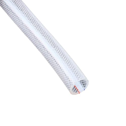 flexiable rubber PVC Braided Reinforced Hose 1 meter 2 meter 5 meter ID 16mm 20mm 25mm Drainage Plumbing Irrigation Pipe Car wash Watering Tube Garden Supplies drain elastic (Size : 1 meter, Color :