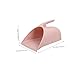 PRETYZOOM Ergonomic Handheld Dustpan Pink Long Handle Dust Pan Only for Room Office Portable Trash Shovel