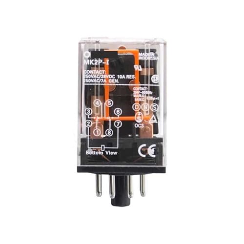 Relais de puissance 2P DC24V 60W pour circuit imprimé miniature