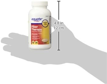 Equate Fiber Laxative Fiber Therapy For Regularity Caplets, 140-Count Bottle