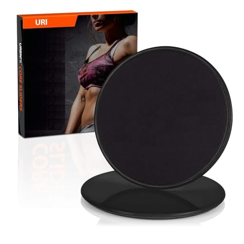 kedakexiao 2 Pack Yoga Gliding Discs Dual Sided Core Sliders for Hardwood Floor & Carpet Ideal for Yoga, Core Training, Fitness, Aerobics, CrossFit, Full Body Workout