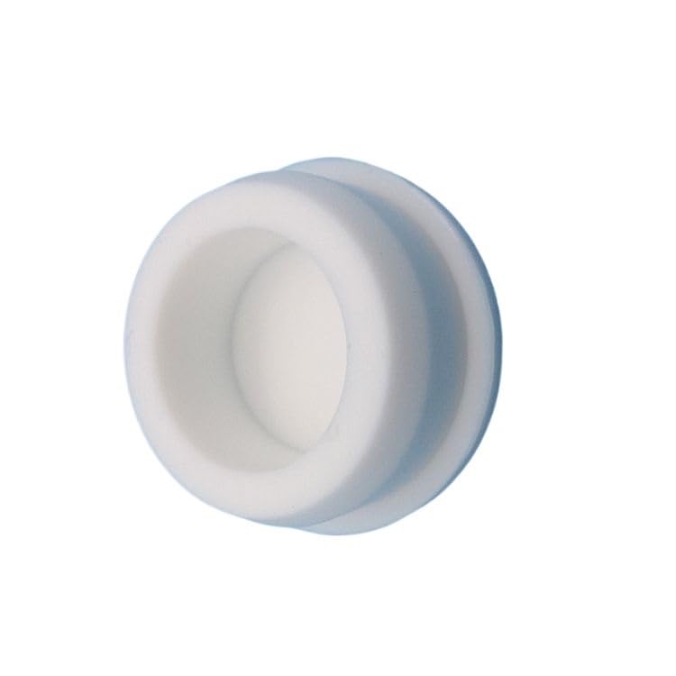 Tappi Conici In Gomma Siliconica 19-26 Mm - 2 Pezzi Per Scarichi, Tubi E Laboratorio - Bianco - Foto 3