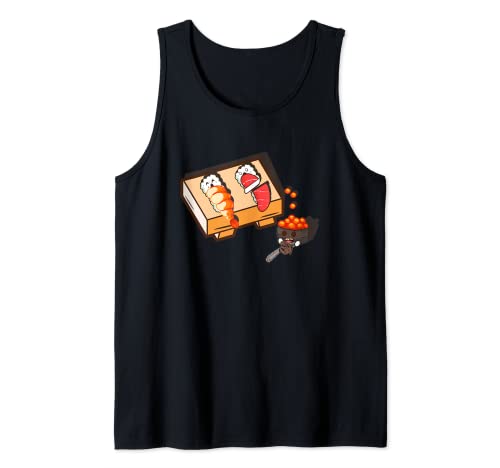 Sushi Maki Miso Japan Nigiri Fish Tokyo Halloween Costume Tank Top