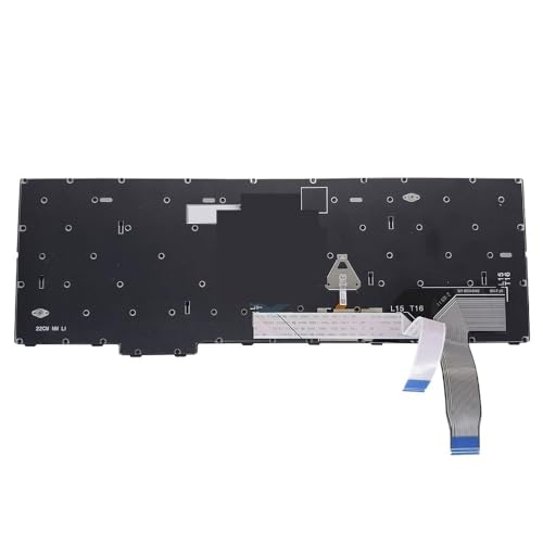 Clavier rétroéclairé TrackPoint pour ThinkPad L15 Gen 4 avec cadre noir disposition UK
