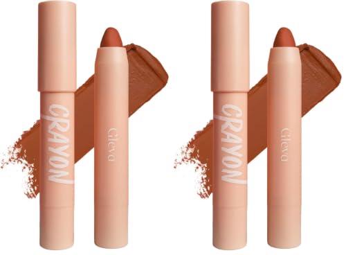 Image of Gleva Crayon Lipstick Confident Nude Chic (Matte) (Pack of 2)