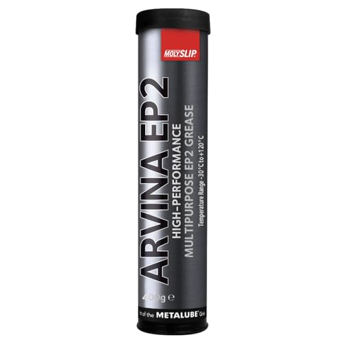 Molyslip ARVINA EP2 Multi-Purpose Grease Cartridge 400g - High Performance High Temp Protection - Tube