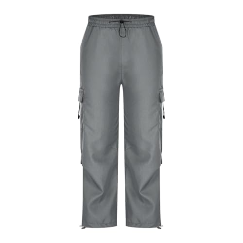 Zeiyignr Men's Baggy Cargo Pants Casual Parachute Pants Athletic Trousers Loose Fit Harem Joggers with Pockets for Streetwear4