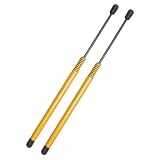 JINGLING automatyczne amortyzatory klapy bagażnika do Focus Mk3 & 3.5 Hatchback 2011-2019 600MM tylne amortyzatory gazowe klapy bagażnika, podpory podnoszące (żółte włókno węglowe)
