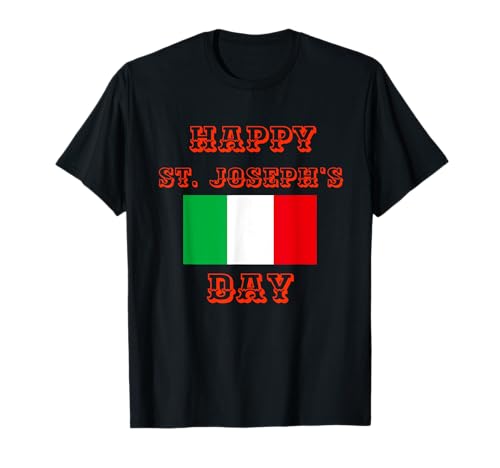 Happy St. Joseph Day Holiday Italian American Pride 19 mars T-Shirt