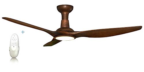 Best Deal 🛒 VENTA Harmony DC 52” Ceiling Fan with LED Light and Remote Control, 5-Speeds - Energy Efficient - Modern Italian Design - Super Quiet - Summer and Winter Mode (Natural Wood)