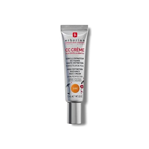 Erborian Koreansk CC kräm hud perfektor SPF25, Doré, 15 ml