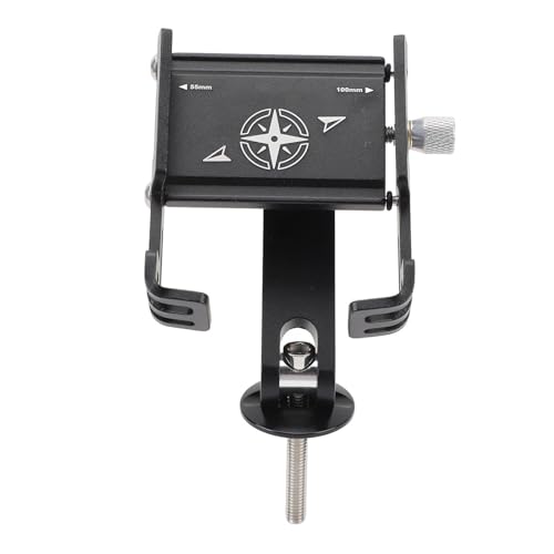 Soporte de aluminio para bicicleta con rotación universal y ajuste de 55-100 mm