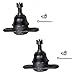 Detroit Axle - Front End Suspension Kit for 2006-2011 Kia Rio Rio5, 2 Lower Control Arms 2 Lower Ball Joints 2 Sway Bar End Links 2 Outer Tie Rods 2007 2008 2009 2010 Replacement