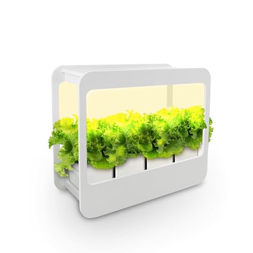Nutriluce Mini Serra da Interno con Luci LED e Timer, Ideale per Coltivazione Indoor di Piante Aromatiche e Piccoli...