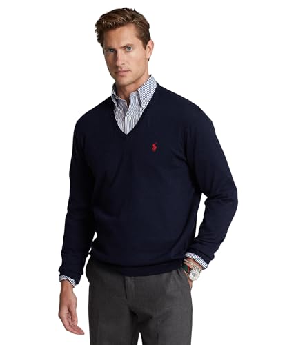 POLO RALPH LAUREN Men's Cotton V-Neck Sweater