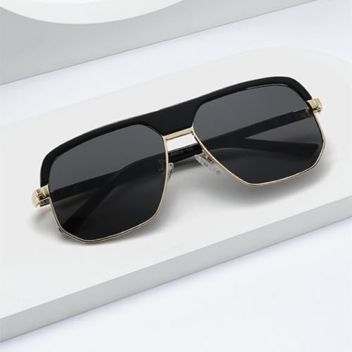 Lunettes de soleil rétro anti-éblouissement mode léopard mixte - 3