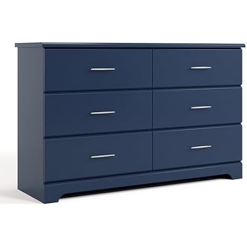 Storkcraft Brookside 6-Drawer Dresser, Midnight Blue