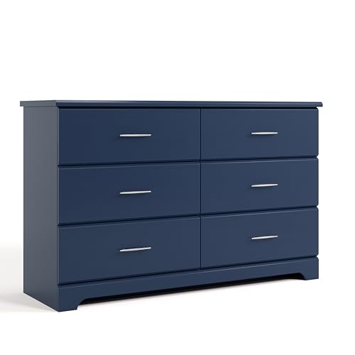 Storkcraft Brookside 6-Drawer Dresser, Midnight Blue