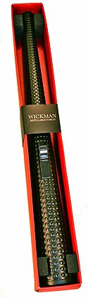 Wickman BLACK Stainless Steel Refillable Butane Lighter