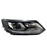 MURKKD Phares longue portée compatibles avec VW Tiguan, feux LED d'occasion, système d'éclairage LED 2013 2016(Right headlight)
