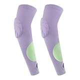 Volleyball- für Jugendliche – 2 Stück Armstulpen für Pass | Brachialschutz mit Pads und Loch für den Daumen, Jugendliche und Erwachsene, sportliche Aktivitäten, vielseitig