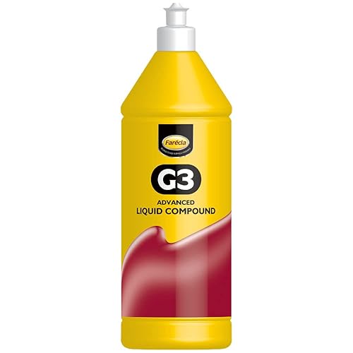 Farécla G3 Advanced Liquid Compound 500ml (AG3-700) Medium to High Cut Compound for Automotive Paint Removes Swirls and Fine Scratches Permanent Results Use by Hand or Machine No Fillers
