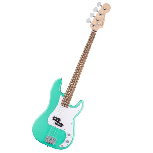 Fender Squier Debut Collection Precision Bass Bajo Eléctrico, Diapasón Laurel, Color Sea Foam Green