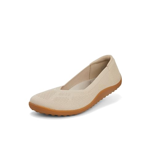 Arromic Flats for Women Wide Toe Flats Shoes for Women Comfortable Casual V-Cut Ballet Flats Shoes