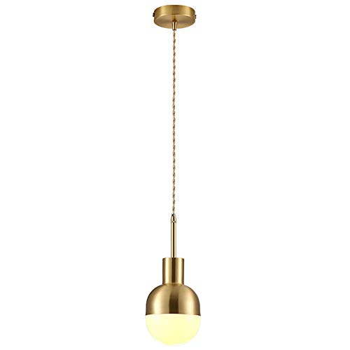 Lampe Suspendue pour Chambre et Balcon Ambiance Nordique Dorée
