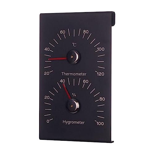 BinZyronic サウナ温湿度計 ? 温度0?120℃対応 壁掛け式で簡単設置 ホームサウナやジムに適した測定器