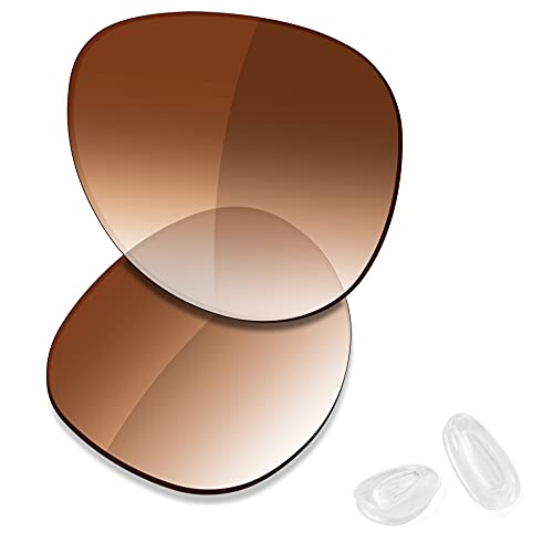 Image of SAUCER Premium Replacement Lenses & Nosepads for Oakley Elmont L OO4119 60mm Sunglasses