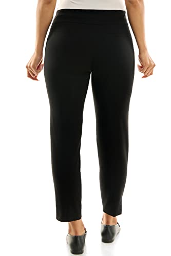 Zac & Rachel Women's Pull-on Ankle Length Pants with Millennium Fabric3