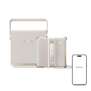 DREAME C1 Station S Kit Fensterputzroboter, Rundum-Sicherheitskonzept, Mobile Station, automatischer Kabeleinzug, CornerClean-Technologie,Dual-Spray-Technologie,intelligente Planung des Reinigungswegs