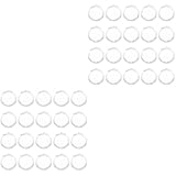 DIYEAH 2 Sätze Aufbewahrungsbox Für Halter Klar Schutz Fall Tablett Münzkoffer Für Sammler Sammelversorgung Münzzubehör Praktisches Münzetui Plastik Transparent 100 Stück * 2