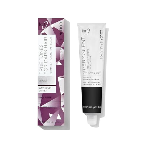 Ion True Tones for Dark Hair Permanent Crème Hair Color Violet Violet