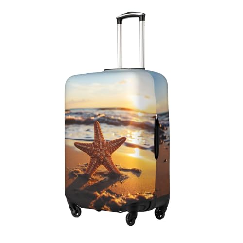 Sunrise Beach Starfish Print Luggage Cover Suitcase Protector Anti-scratch Fits 18-32 Inch Trolley Case2