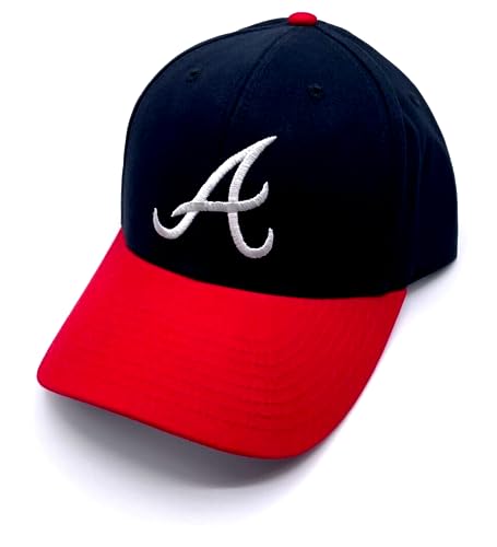 Gorra Ajustable Atlanta Baseball MVP Classic Edition Azul/Roja miniatura 1