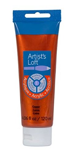 Artist's Loft Metallic Acrylic Paint, 4 oz. (Metallic Copper)