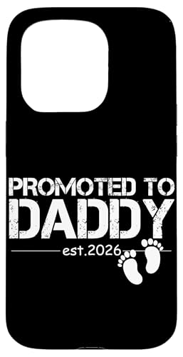 Promoted to Dad Est 2026 New Dad 2026 Ԃ j̎q ̎q pp X}zP[X iPhone 15 Pro p