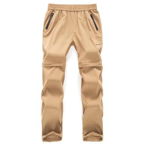 Pantalon randonnée garçon convertible jambes amovibles contre le chaud